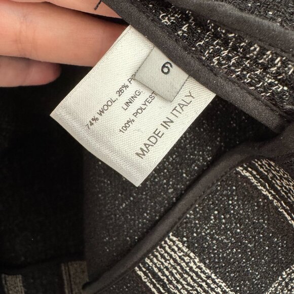 Proenza Schouler Plaid Short Sleeve Top, size 6 - Picture 6 of 8